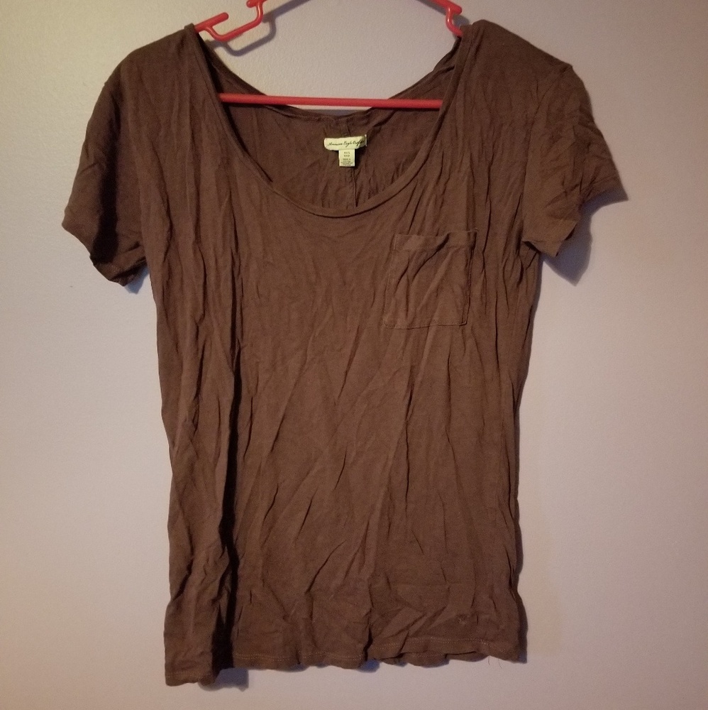 American eagle scoop tee